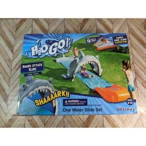 H2OGO Shark Attack Slide Blue & Orange